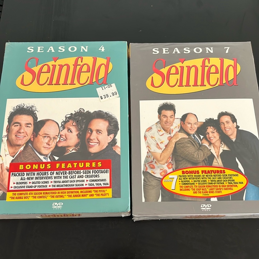NWT Seinfeld DVD Collection Seasons 4 and 7